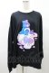 画像1: LAND by MILKBOY /ULL CLOUD L.S. TEE XXL ブラック×ラベンダー H-25-03-04-024-MB-TO-KB-ZH (1)