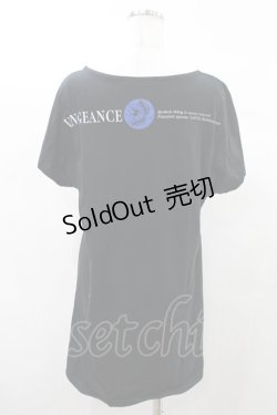 画像2: SEX POT ReVeNGe / プリントドルマンロングTシャツ  黒 H-25-03-04-026-SP-TO-KB-ZT438