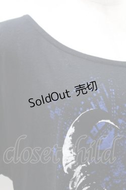 画像3: SEX POT ReVeNGe / プリントドルマンロングTシャツ  黒 H-25-03-04-026-SP-TO-KB-ZT438