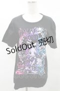 SEX POT ReVeNGe / プリントTシャツ  黒 H-25-03-04-027-SP-TO-KB-ZT438