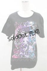 SEX POT ReVeNGe / プリントTシャツ  黒 H-25-03-04-027-SP-TO-KB-ZT438