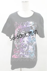 SEX POT ReVeNGe / プリントTシャツ  黒 H-25-03-04-027-SP-TO-KB-ZT438