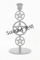 KILL STAR / Pentagram Candlestick   H-25-03-05-001-SL-ZA-KB-ZH