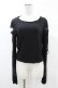 画像1: KILL STAR / Shailagh Long Sleeve Top L 黒 H-25-03-05-050-SL-TO-KB-ZH (1)