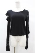 KILL STAR / Shailagh Long Sleeve Top M 黒 H-25-03-05-051-SL-TO-KB-ZI