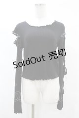 KILL STAR / Shailagh Long Sleeve Top M 黒 H-25-03-05-051-SL-TO-KB-ZI