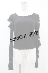 KILL STAR / Shailagh Long Sleeve Top M 黒 H-25-03-05-051-SL-TO-KB-ZI