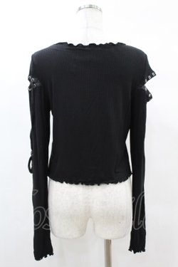 画像2: KILL STAR / Shailagh Long Sleeve Top M 黒 H-25-03-05-051-SL-TO-KB-ZI