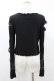 画像2: KILL STAR / Shailagh Long Sleeve Top M 黒 H-25-03-05-051-SL-TO-KB-ZI (2)