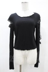 KILL STAR / Shailagh Long Sleeve Top M 黒 H-25-03-05-052-SL-TO-KB-ZH