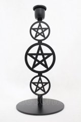 KILL STAR / Pentagram Candlestick   H-25-03-05-006-SL-ZA-KB-ZH