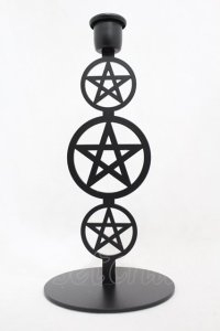 KILL STAR / Pentagram Candlestick   H-25-03-05-006-SL-ZA-KB-ZH
