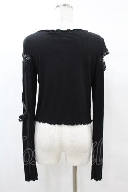 画像2: KILL STAR / Shailagh Long Sleeve Top M 黒 H-25-03-05-052-SL-TO-KB-ZH