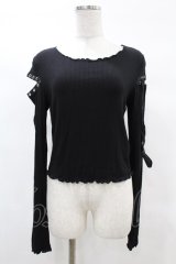 KILL STAR / Shailagh Long Sleeve Top M 黒 H-25-03-05-053-SL-TO-KB-ZH