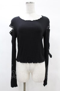 KILL STAR / Shailagh Long Sleeve Top M 黒 H-25-03-05-053-SL-TO-KB-ZH