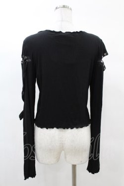 画像2: KILL STAR / Shailagh Long Sleeve Top M 黒 H-25-03-05-053-SL-TO-KB-ZH