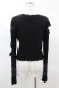 画像2: KILL STAR / Shailagh Long Sleeve Top M 黒 H-25-03-05-053-SL-TO-KB-ZH (2)