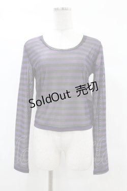 画像1: KILL STAR / Astraios Mesh Top S パープル H-25-03-05-054-SL-TO-KB-ZH
