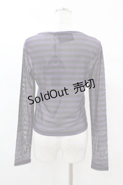 画像2: KILL STAR / Astraios Mesh Top S パープル H-25-03-05-054-SL-TO-KB-ZH