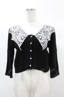 画像1: KILL STAR / Clarita Chlo Cardigan S 黒 H-25-03-05-056-SL-TO-KB-ZH
