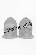 KILL STAR / Skull Bookends  黒 H-25-03-05-009-SL-ZA-KB-ZH