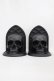 画像1: KILL STAR / Skull Bookends  黒 H-25-03-05-009-SL-ZA-KB-ZH (1)