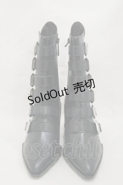 画像1: KILL STAR / 2 The Point Boots UK5(約24.0cm) 黒 H-25-03-05-1001-SL-SH-KB-ZY