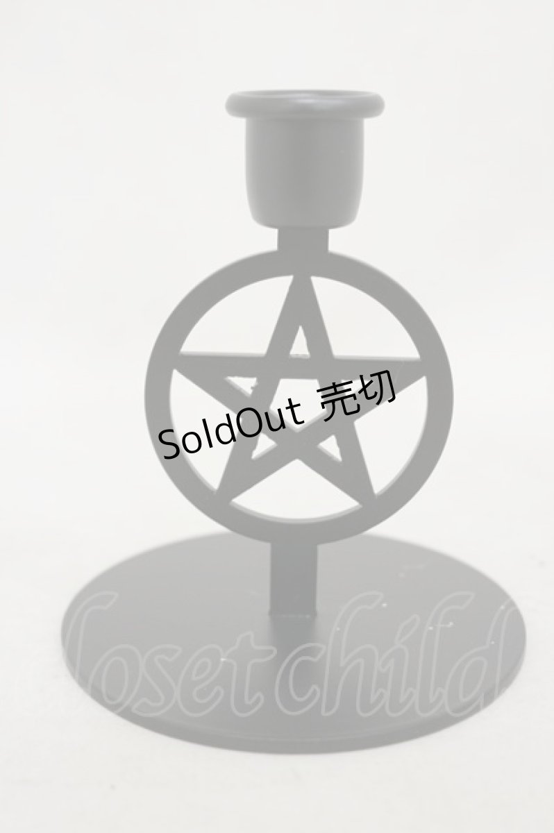 画像1: 【SALE】KILL STAR / Pentagram Candlestick【SMALL】   H-25-03-05-1042-SL-ZA-KB-ZT-W004 (1)