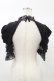 画像2: DARK IN LOVE / Gothic elegant short sleeves cape M 黒 H-25-03-05-1043-PU-TO-KB-ZH (2)