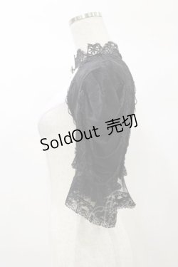 画像3: DARK IN LOVE / Gothic elegant short sleeves cape XL 黒 H-25-03-05-1044-PU-TO-KB-ZH