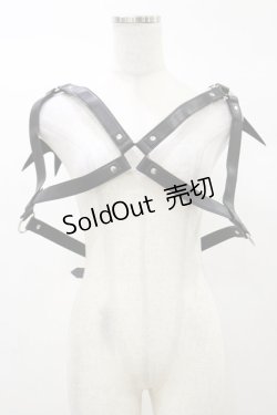画像1: KILL STAR / Totally Bats Harness 3XL-4XL 黒 H-25-03-05-1053-SL-ZA-KB-ZH