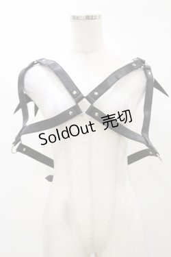 画像1: KILL STAR / Totally Bats Harness 3XL-4XL 黒 H-25-03-05-1054-SL-ZA-KB-OS