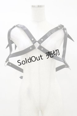 画像1: KILL STAR / Totally Bats Harness 3XL-4XL 黒 H-25-03-05-1055-SL-ZA-KB-ZI