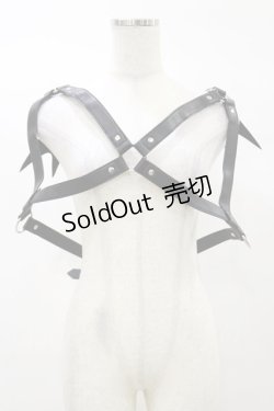 画像1: KILL STAR / Totally Bats Harness 3XL-4XL 黒 H-25-03-05-1056-SL-ZA-KB-ZI