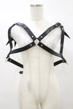 画像1: KILL STAR / Totally Bats Harness 3XL-4XL 黒 H-25-03-05-1057-SL-ZA-KB-OS