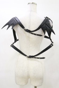 画像2: KILL STAR / Totally Bats Harness 3XL-4XL 黒 H-25-03-05-1057-SL-ZA-KB-OS
