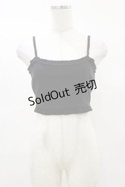 画像1: KILL STAR / Ines Crop Top XS 黒 H-25-03-05-1065-SL-TO-KB-ZI