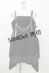 KILL STAR / Pleasure & Chain Dress XS 黒 H-25-03-05-1070-SL-OP-KB-ZH