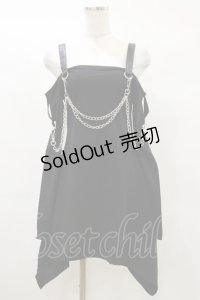 KILL STAR / Pleasure & Chain Dress XS 黒 H-25-03-05-1070-SL-OP-KB-ZH