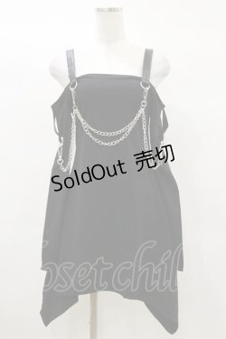 画像1: KILL STAR / Pleasure & Chain Dress XS 黒 H-25-03-05-1070-SL-OP-KB-ZH