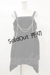 KILL STAR / Pleasure & Chain Dress XS 黒 H-25-03-05-1071-SL-OP-KB-ZH