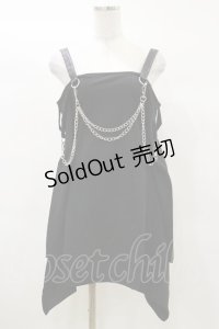 KILL STAR / Pleasure & Chain Dress XS 黒 H-25-03-05-1071-SL-OP-KB-ZH