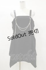 KILL STAR / Pleasure & Chain Dress XS 黒 H-25-03-05-1073-SL-OP-KB-ZH
