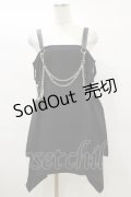 KILL STAR / Pleasure & Chain Dress XS 黒 H-25-03-05-1076-SL-OP-KB-ZI