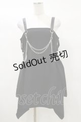 KILL STAR / Pleasure & Chain Dress XS 黒 H-25-03-05-1076-SL-OP-KB-ZI