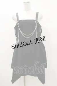 KILL STAR / Pleasure & Chain Dress XS 黒 H-25-03-05-1076-SL-OP-KB-ZI