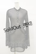 KILL STAR / Sheer Bondage Long Sleeve Dress S 黒 H-25-03-05-1079-SL-OP-KB-ZI