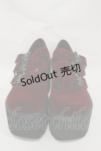 KILL STAR / Scarlet Mary Janes UK4(約23.5cm) ボルドー H-25-03-05-1006-SL-SH-KB-ZI