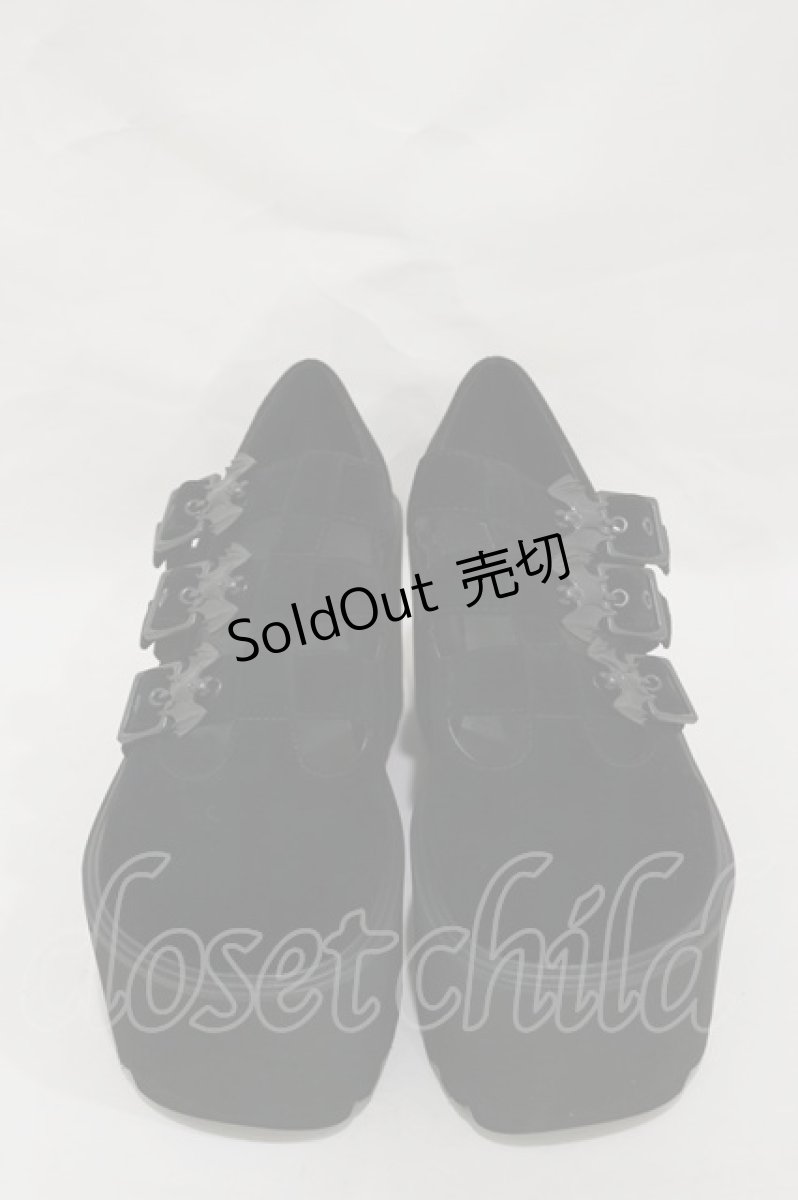 画像1: KILL STAR / Evil Mary Janes UK6(約24.5cm) 黒 H-25-03-05-1007-SL-SH-KB-ZH (1)