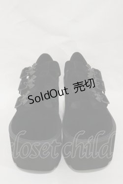画像1: KILL STAR / Evil Mary Janes UK6(約24.5cm) 黒 H-25-03-05-1008-SL-SH-KB-ZI